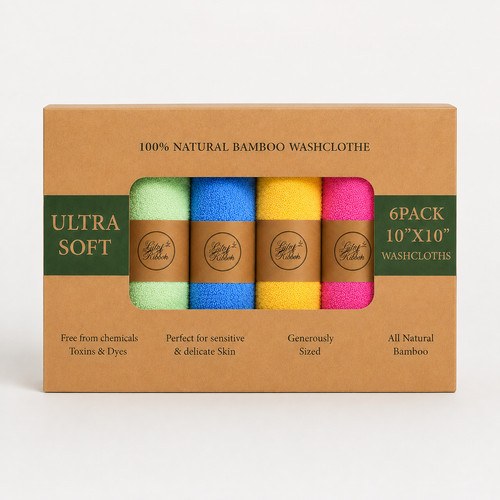Organic bamboo wash cloths - bamboo,