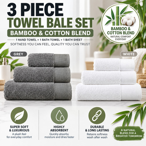 Bamboo towels hotel quality - bamboo,