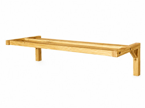Bamboo towel holder wall - bamboo,