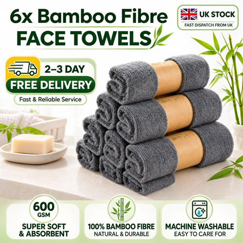 Bamboo fibre face - bamboo, towels
