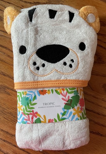 Tropic bamboo hooded towel - bamboo,