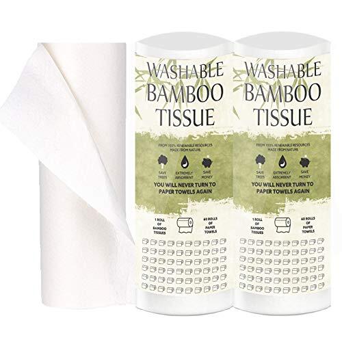 Bamboo kitchen rolls washable - rolls,