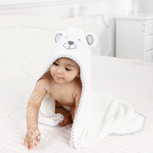 Baby hooded bath towel - towel, 100%